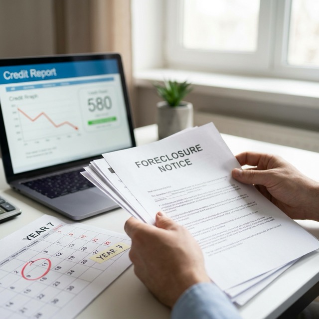 timeshare foreclosure credit impact Delaware - 7 year credit damage